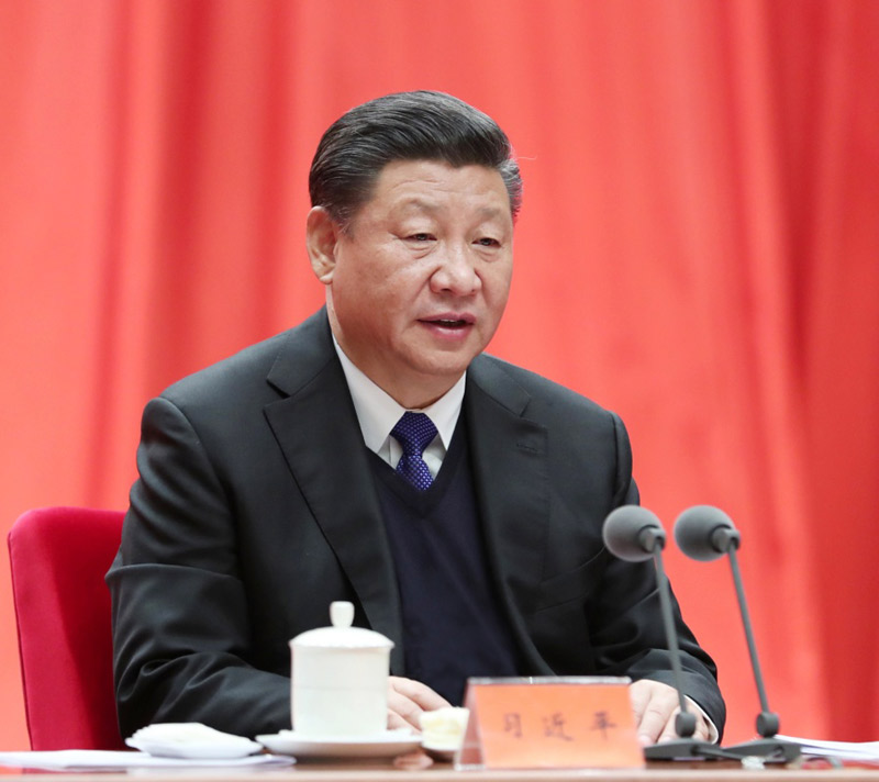 1月11日，中共中央總書記、國家主席、中央軍委主席習近平在中國共產(chǎn)黨第十九屆中央紀律檢查委員會第二次全體會議上發(fā)表重要講話。